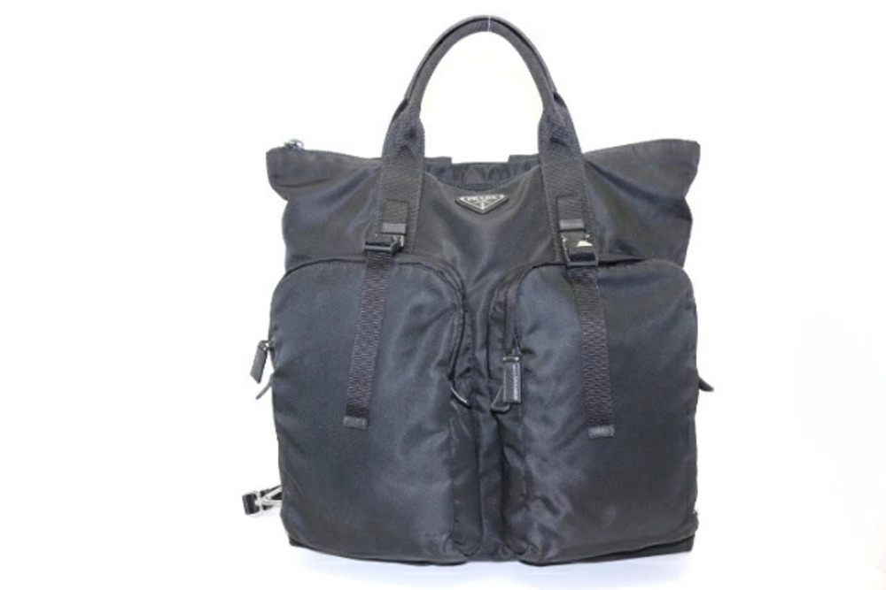 Prada Bag Tote Backpack Calfskin
